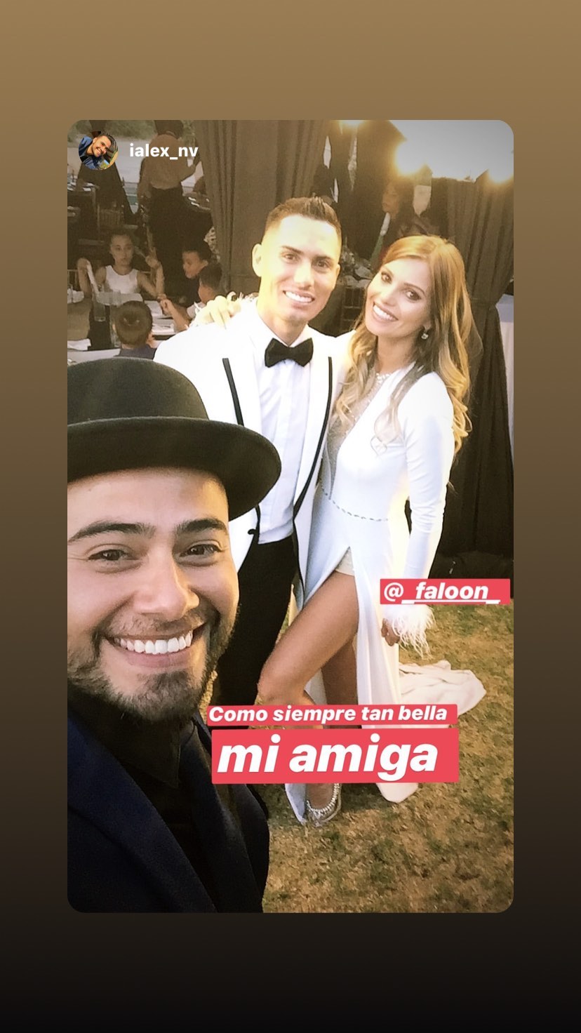 las imágenes del matrimonio de Faloon Larraguibel con Jean Paul Pineda