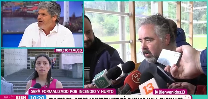 Guarello critica en vivo pauta noticiosa de 'Bienvenidos' y vive tenso momento con Martín Cárcamo