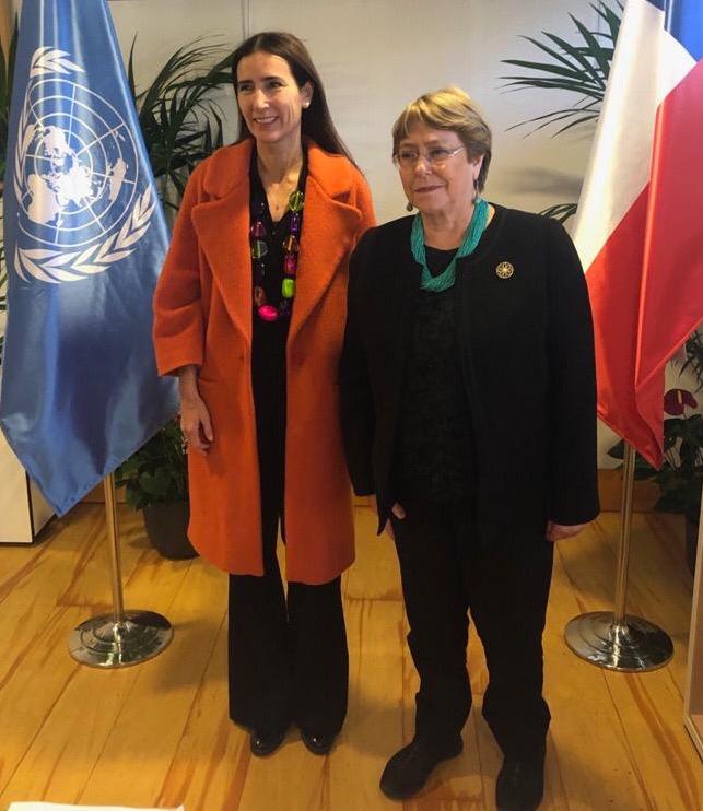 Ministra tuvo reunión con Bachelet