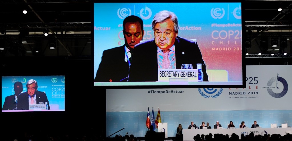 Jefe de ONU expresó su decepción por la COP25 y lamentó la 