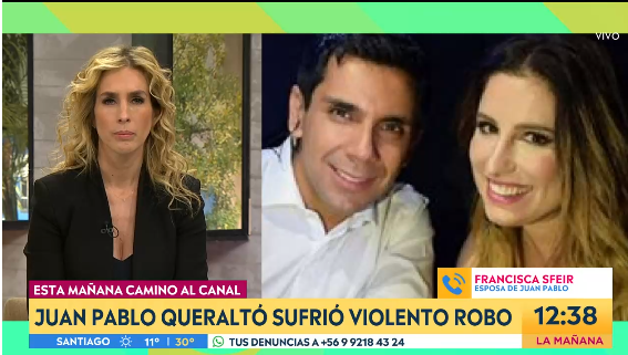 Juan Pablo Queraltó fue asaltado camino a 'Contigo en la Mañana'