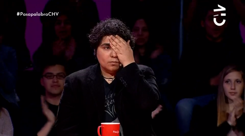 Jugador de "Pasapalabra" realizó protesta simbólica por daños oculares provocados en manifestaciones