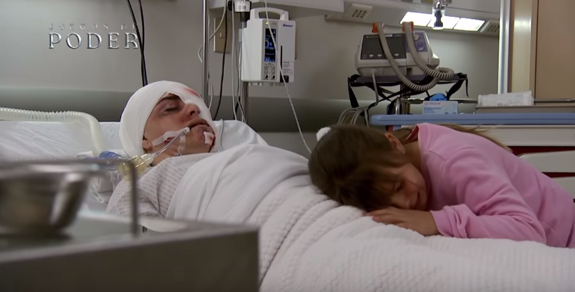 Impresionantes imágenes: Ingrid Cruz reveló cómo se diseñó brutal herida de Karen en Juegos de Poder