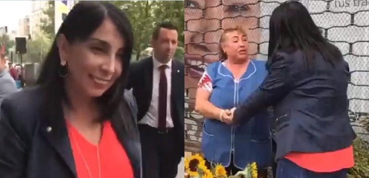 Karla Rubilar compartió video saludando a transeúntes y fue criticada: Christian Pino la defendió