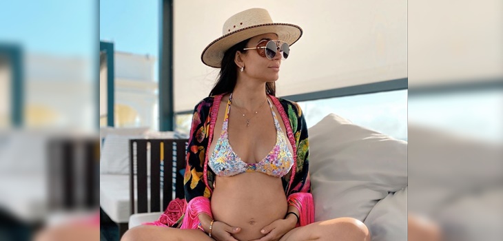 Lisandra Silva en su séptimo mes de embarazo: 