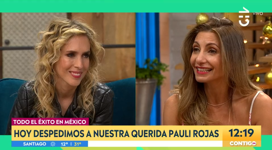 Ante su partida a México: así fue el último día de Paulina Rojas en "Contigo en La Mañana" 