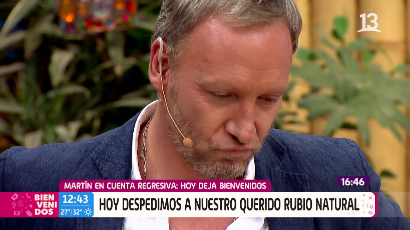 Martín emocionado