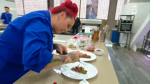 michelle en el discípulo del chef
