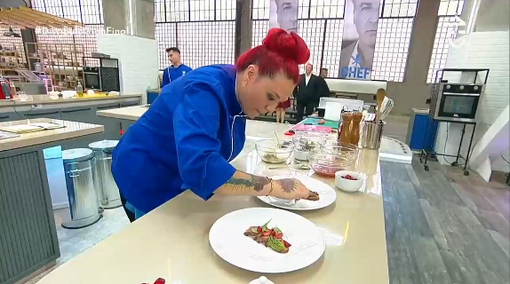 michelle en el discípulo del chef