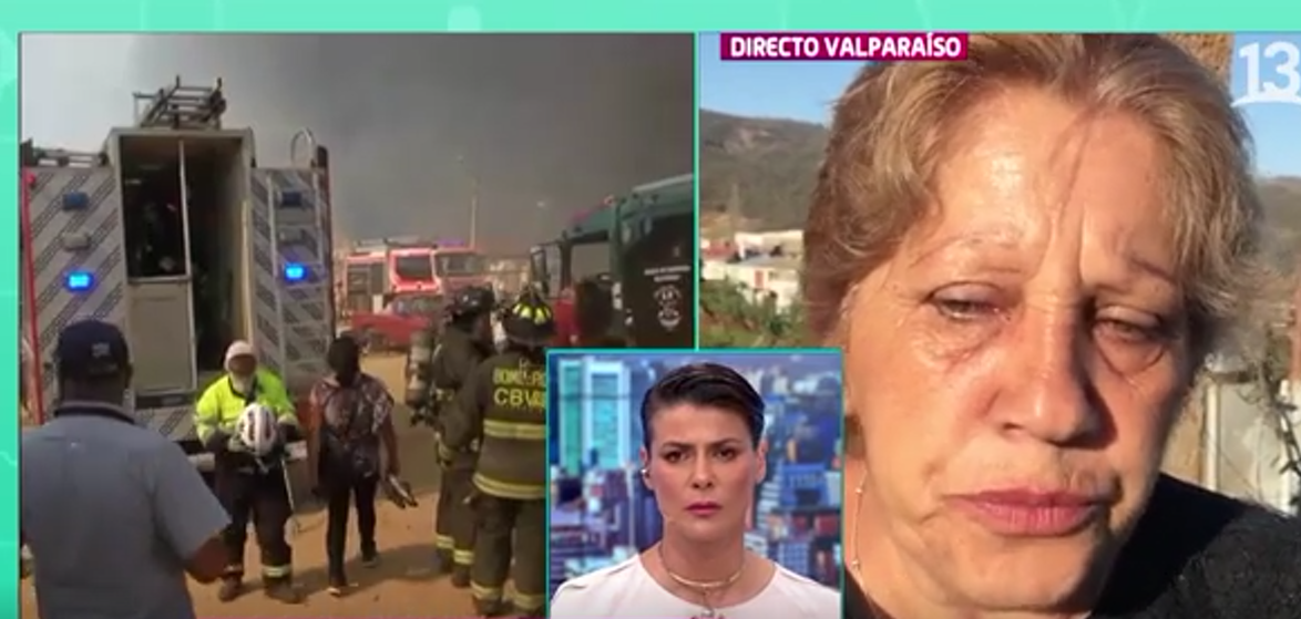 Mujer que lo perdió todo en incendio: 