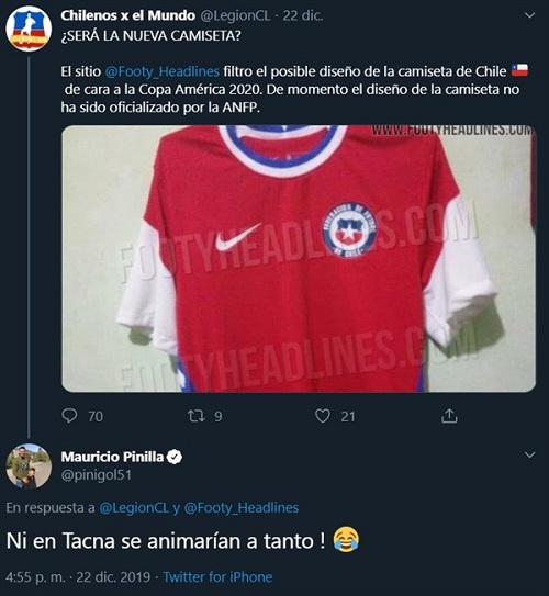 mauricio pinilla camisetas