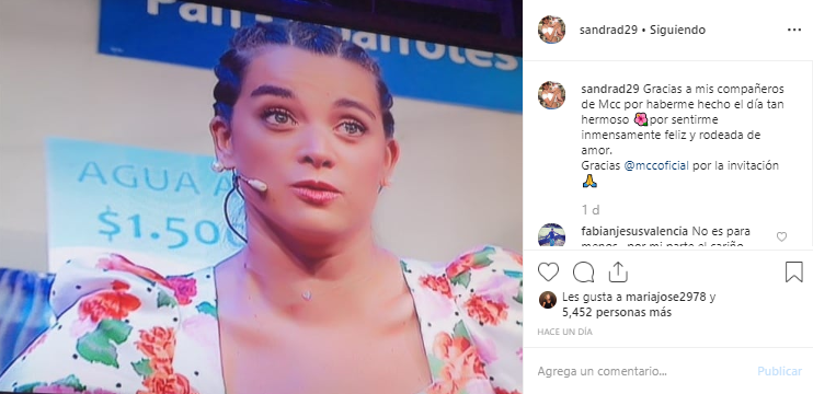 Sandra Donoso volvió a MCC