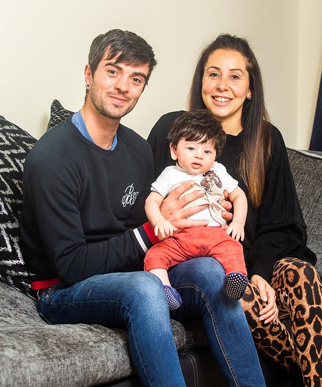 Sara Morris y su familia