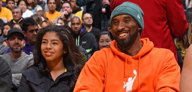Confirman que hija de Kobe Bryant de 13 años también falleció en accidente aéreo