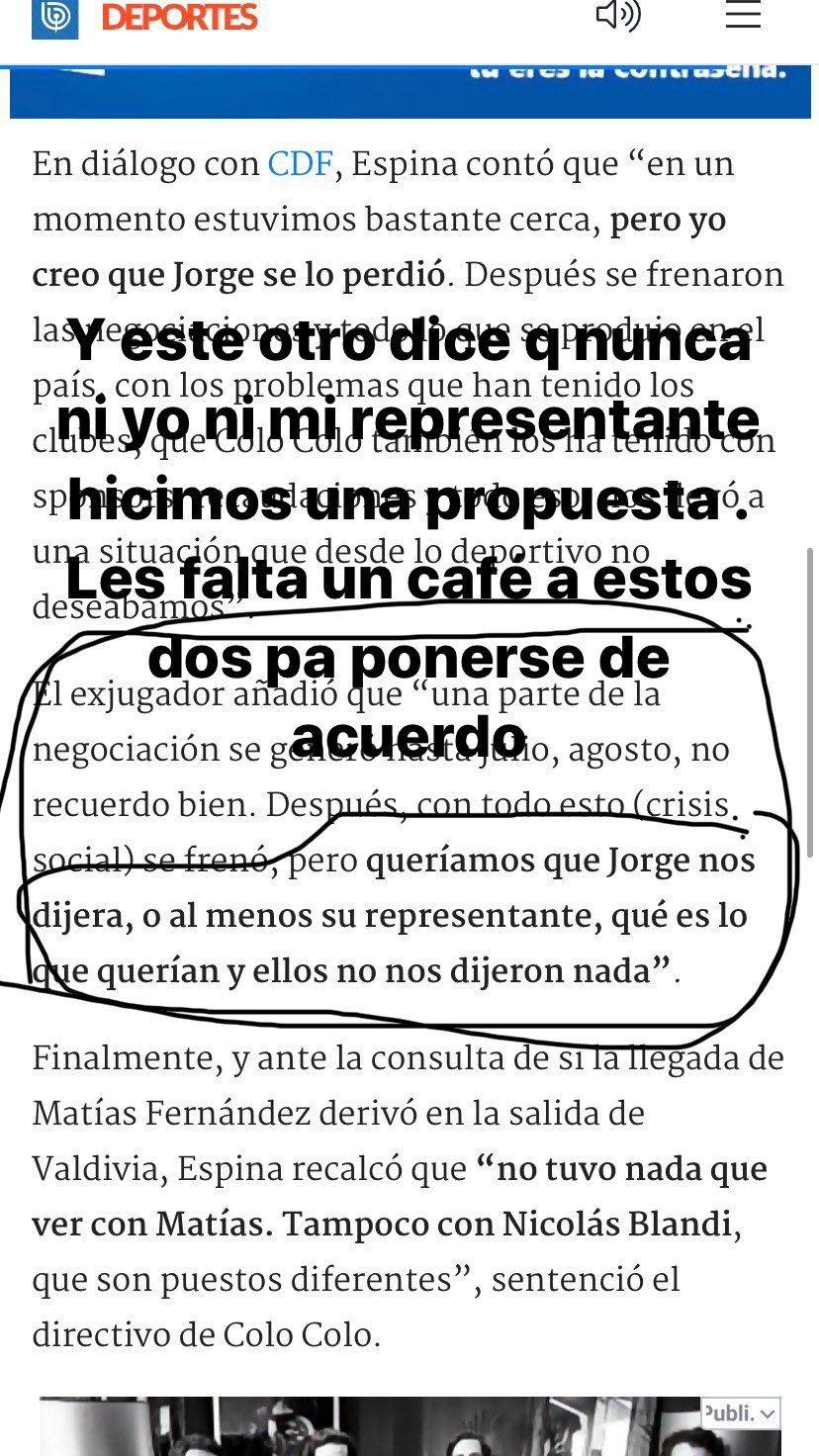 El duro mensaje de Jorge Valdivia contra la dirigencia de Colo Colo: "Ratas"