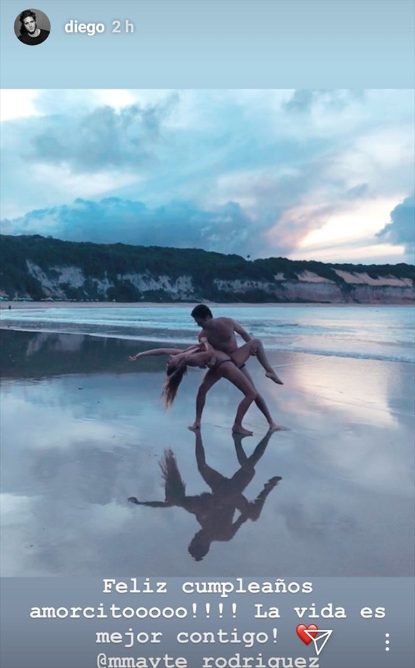 Diego Boneta envía tierno saludo a Mayte Rodríguez en su cumpleaños