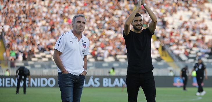 Colo Colo oficializó en cancha incorporación de Nicolás Blandi como refuerzo