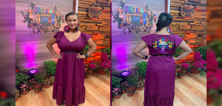 ‘La Chinganera’ revolucionó Olmué con un look feminista: “Ni una menos”