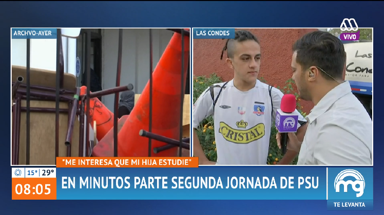 Joven lanzó profunda reflexión en Mucho Gusto sobre protestas contra la PSU: 