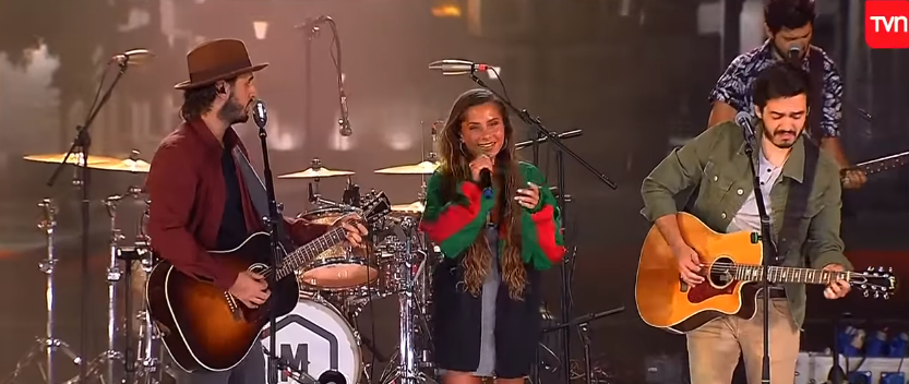 Invitada especial: aparición de Cami junto a Morat desató locura en Festival del Huaso de Olmué