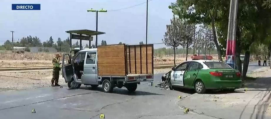 Víctima de violencia intrafamiliar muere tras grave accidente en radiopatrulla de Carabineros