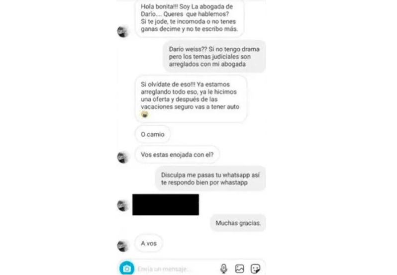 abogada argentina y conversacion fuera de lugar