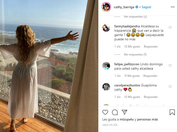 Apoyo 4 de usuarios a Cathy Barriga 