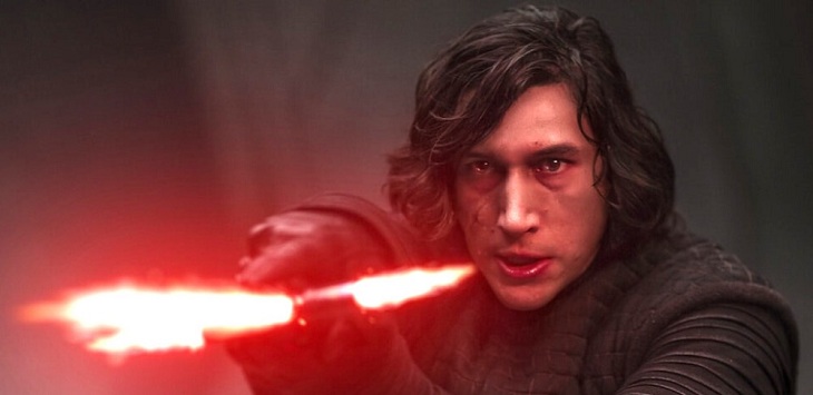 adam driver como kylo ren