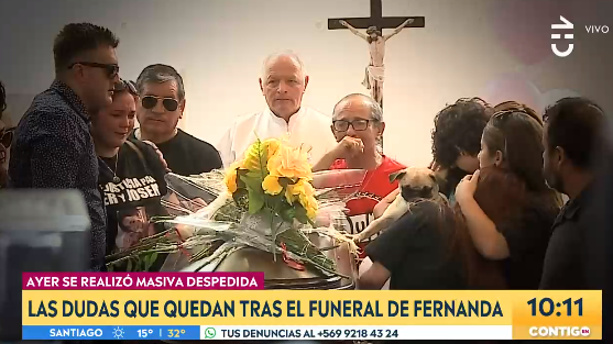 así fue la emotiva despedida a Fernanda Maciel