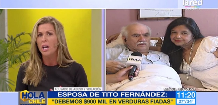 La dura acusación de Coni Roberts a Tito Fernández durante entrevista en Hola Chile
