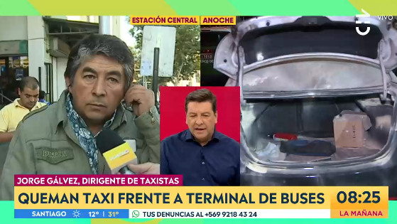 Julio César Rodríguez protagonizó tensa discusión con dirigente de taxistas