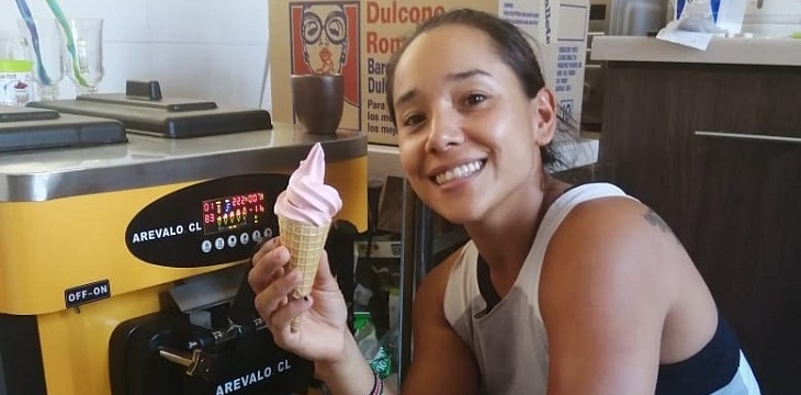 makarena pinto negocio helados