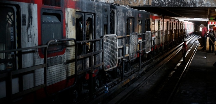 Acusado de quemar Metro San Pablo reconoce hecho, pero asegura que fue 