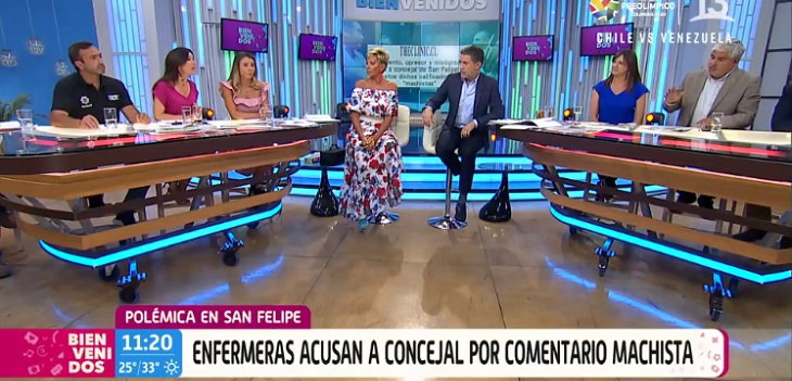 Mirna Schindler vivió tensa discusión con Nicolás Larraín y Mónica Pérez por chiste machista de concejal