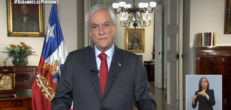 Piñera anuncia proyecto de reforma a las pensiones: propone crear nuevo sistema y cambios a las AFP