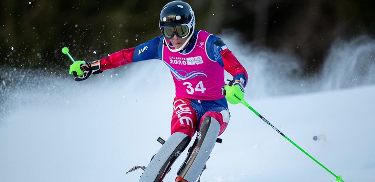 Esquiador Nicolás Pirozzi consiguió el mejor registro chileno en Slalom en los JJ.OO. de la Juventud