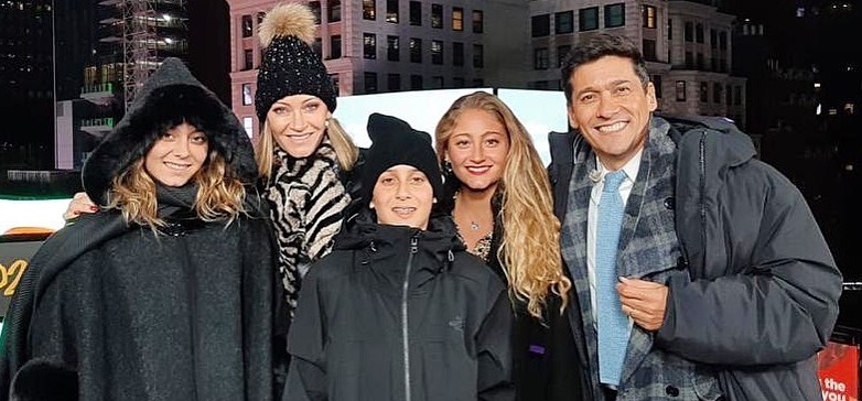 Así se mostró Rafael Araneda en especial de Año Nuevo de Univisión: publicó videos en Times Square