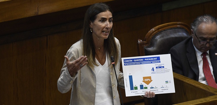 Ministra Schmidt pidió perdón en interpelación: 