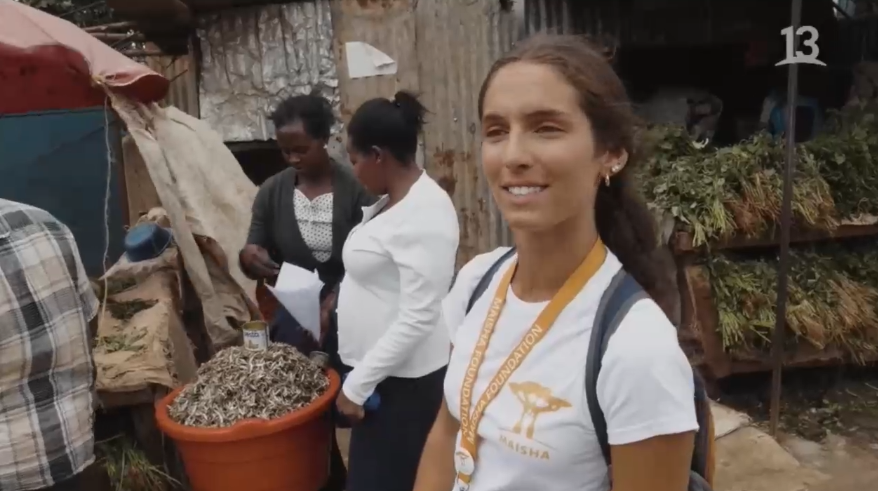 Labor de voluntaria en Kenia sacó aplausos en estreno de nueva temporada de 'Siempre hay un chileno'
