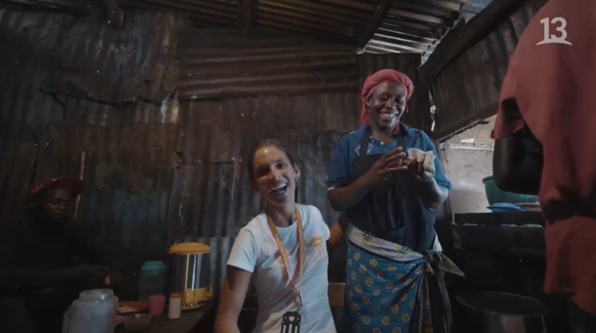 Labor de voluntaria en Kenia sacó aplausos en estreno de nueva temporada de 'Siempre hay un chileno'