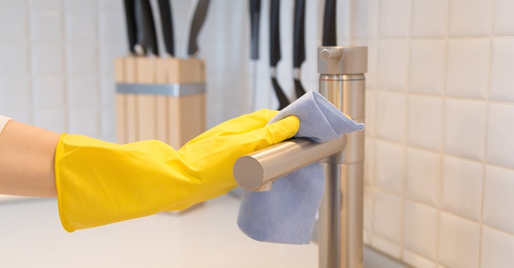 Bacterias en los paños de cocina