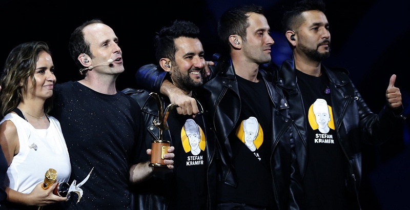 Potente arenga: el íntimo registro de Stefan Kramer y su equipo antes de subirse a la Quinta Vergara