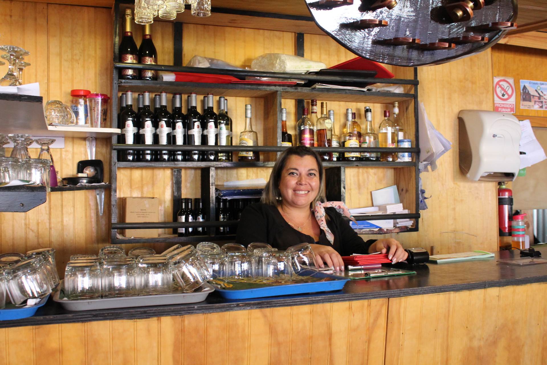 Mitzi Andrades, locataria de Dichato