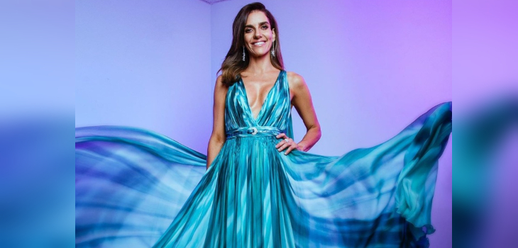 Los detalles del vestido que María Luisa Godoy lució en noche inaugural de Viña 2020