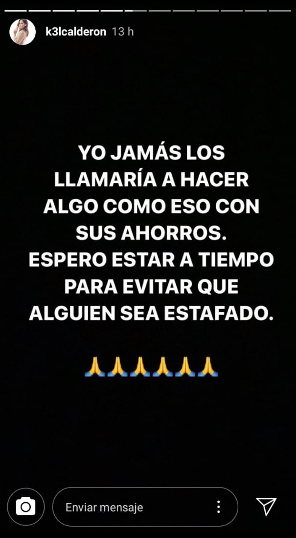 Kel Calderón acusa estafa con su nombre