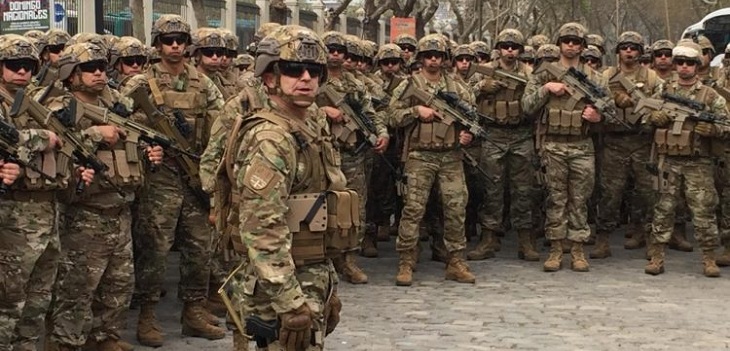 Armada de Chile invirtió 211 millones de pesos en armamento y equipamiento antidisturbios