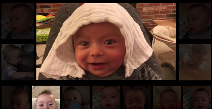 Padre grabó sonidos de su bebé por un año y logró curiosa versión de 'Thunderstruck' de AC/DC