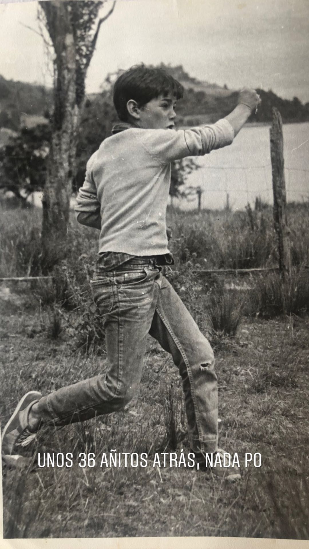 La fotografía de Felipe Braun de cuando tenía 13 años