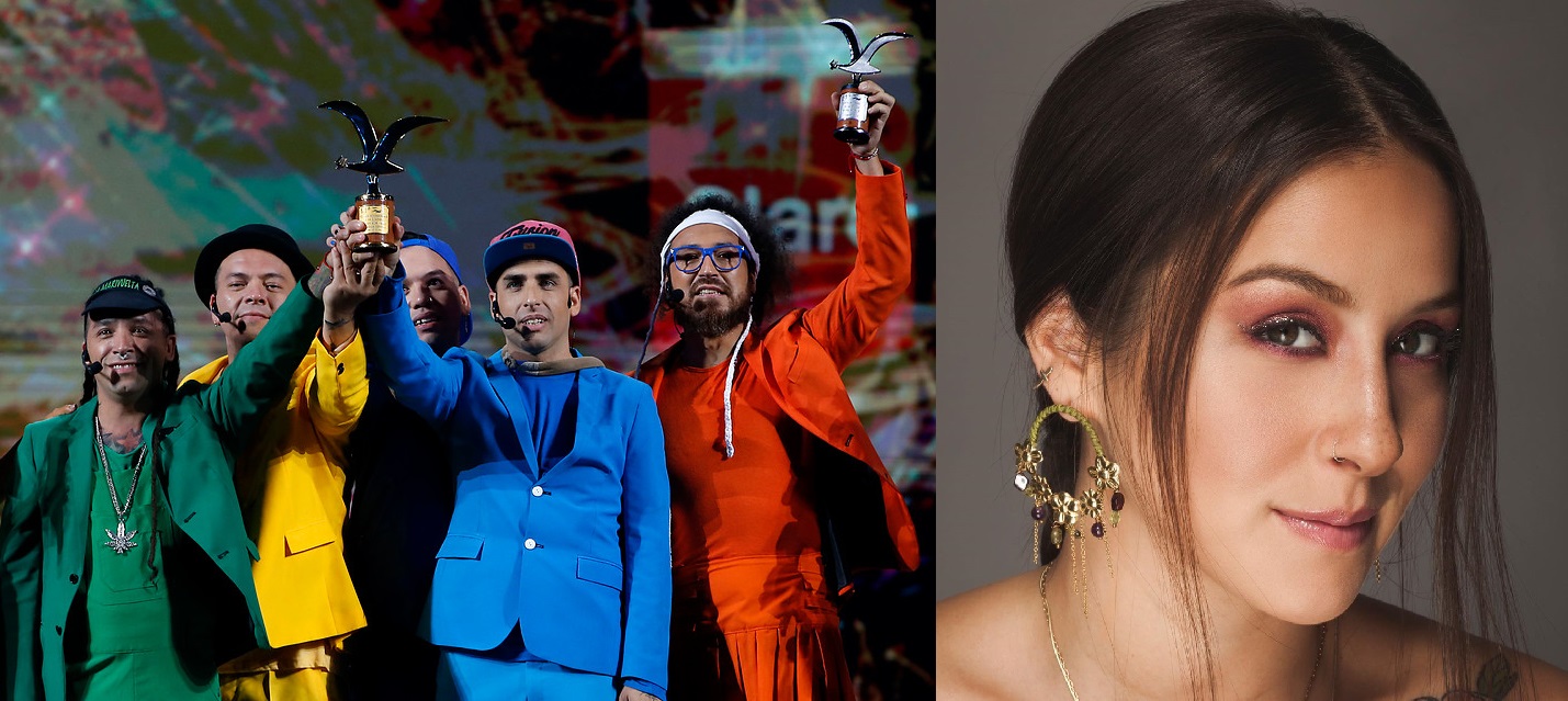 Las palabras de Fusión Humor al cierre de su rutina en Viña que emocionaron a Denise Rosenthal