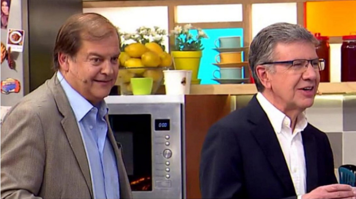 Joaquín Lavín y Francisco Vidal se tomaron con humor la imitación de Stefan Kramer